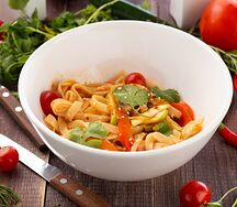 Удон острая говядина 