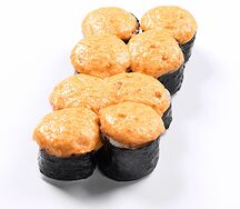 Запеченные роллы с лососем