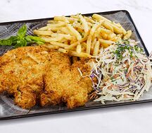 Шницель из курицы по-милански