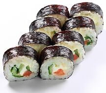 Ролл с лососем