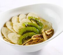 Рисовая каша с инжиром и бананом