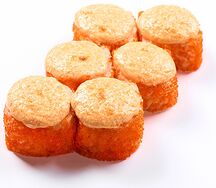 Калифорния, запеченная с лососем