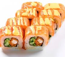 Филадельфия с соусом манго