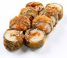 Жареный с угрем