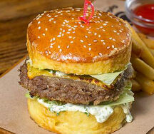 Бургер с телятиной