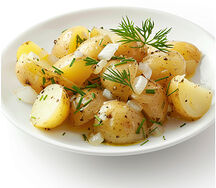 Картофель с луком