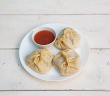 Манты с говядиной 3 шт