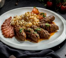 Турецкие тефтели с гарниром