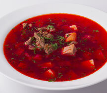 Борщ с мясом