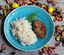 Котлета домашняя с гарниром