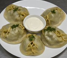 Манты с рубленым мясом