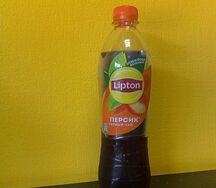 Чай Липтон чёрный со вкусом персика