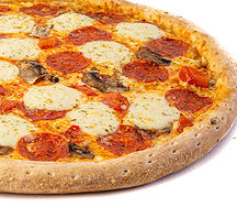 Пицца Итальянская с моцареллой и пепперони