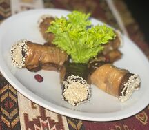 Рулет из баклажан