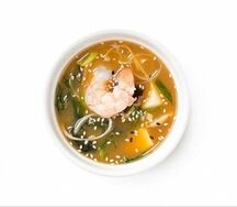 Мисо суп с креветками