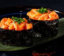 Острые суши с крабом 