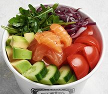 Поке с лососем