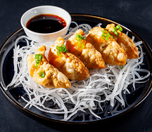 Хрустящие гедза с курицей