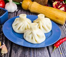 Хинкали с говядиной 3 шт