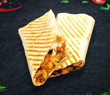 Сытная шаурма со свининой