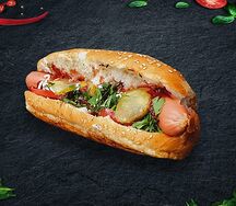 С молочный сосиской