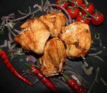 Шашлык из куриного филе