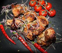 Шашлык из cвинoй шеи