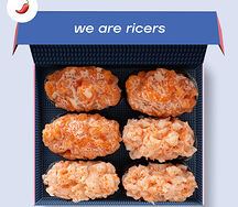 Гунканы острые креветка и лосось