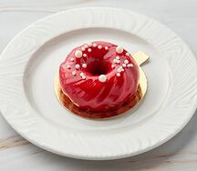 Творожное кольцо с клубникой