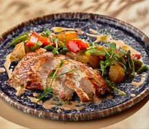 Стейк из индейки под сладко-сливочным чили