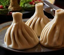 Хинкали с начинкой из курицы