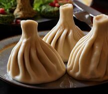 Хинкали с начинкой из баранины