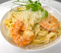 Паста с креветками