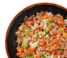 Курица в терияки-соусе с рисом