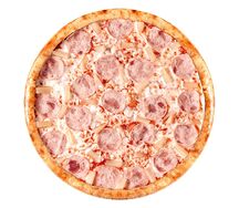 Гавайская пицца с ветчиной на сливках