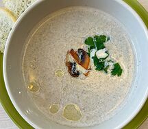 Суп-пюре с сухариками