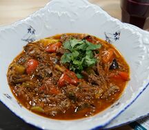 Баранина по-моравски