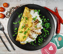 Брамборак с куриным жюльеном