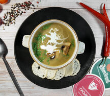 Чешский суп Кулайда с белыми грибами