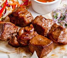 Мякоть баранья на мангале