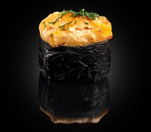 Гункан с креветкой запечённый