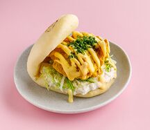 Хрустящий цыплёнок с соусом манго-чили