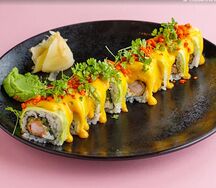 Креветки темпура с манго-соусом