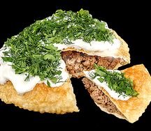 Чебурек-пирог с мраморной говядиной