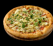 Пицца Цезарь c курицей