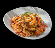 Лапша Wok с тигровой креветкой