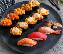 Суши острые креветка