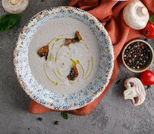 Крем-суп с грибами