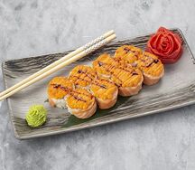 Ролл запеченный филадельфия с лососем