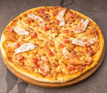 Пицца с куриным филе